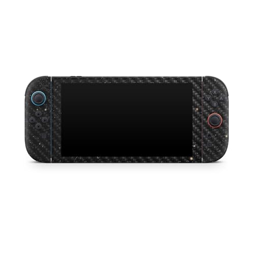 Carbon Fiber Gaming Skin Compatible with Nintendo Switch 2 Console Only - Deep Space - Premium 3M Vinyl Protective Wrap Decal Cover - Easy to Apply | Crafted in The USA by MightySkins - color: Deep Space, size: Switch 2 Console Skin Only, style: Textured
