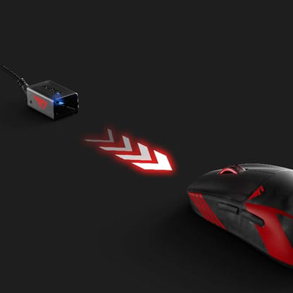 Pulsar Gaming Gears X2 Crazylight Wireless Gaming Mouse, Ultra Lightweight 1.27 oz (36g), Optical Switch, 32000 DPI, 750 IPS, XS-1 Sensor, 8k Compatible (Mini, Black, T1 Edition) - color: T1 Edition (Black), size: Mini, style: X2 CrazyLight