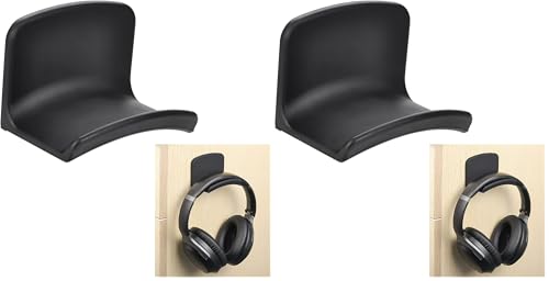 Avantree Neetto HS907 - Headphone Hanger Holder Wall Mount, Headset Hook Under Desk, Universal (Pack of 2) - size: small (Pack of 2)