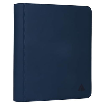 Top loader Binder, Holds 504 Top loaders, 9-Pocket Top Loader Binders with Sleeves for TCG & Sports Cards in 3'' x 4'' Top loaders -Blue - color: Blue