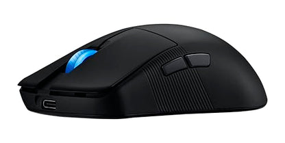 ASUS ROG Harpe Ace Mini Wireless Esports Gaming Mouse – Small Compact Design, Right-Handed, 49g Lightweight, Tri-Mode Connectivity, 36K DPI, up to 105Hr Battery, Pro-Approved, PC/Mac Support - Black - color: Black, style: Harpe Ace Mini