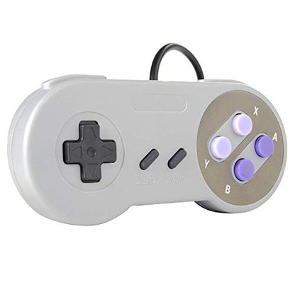 2 Packs USB Controller for Super NES SNES, USB Famicom Controller Joypad Gamepad for Laptop Computer Windows PC/MAC/Raspberry Pi
