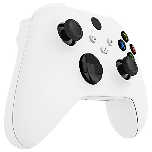 eXtremeRate Replacement Thumbsticks for Xbox Series X & S, Joysticks Repair Kit for Xbox Wireless Controller, Custom Analog Stick Buttons for Xbox One S/X/Elite Controller - Black - color: Black