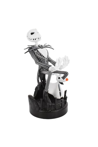 Cableguys The Nightmare Before Christmas Jack Skellington Controller Holder & Phone Stand - Gaming Setup Accessories for Desk and Room, Compatible with Xbox, PlayStation & Most Standard Controllers