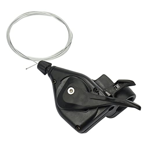 CYSKY Bike Shifter Levers 1 Pair 3x7 21 Speed Gear Shifter Mountain Bicycle Derailleur with Gear Indicator Right and Left Thumb Shift Levers Combo - color: 3x7 21 Speed