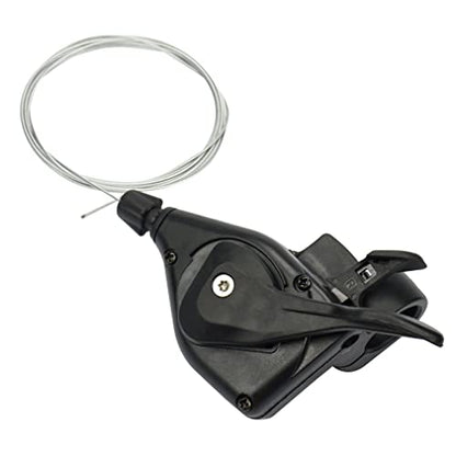 CYSKY Bike Shifter Levers 1 Pair 3x7 21 Speed Gear Shifter Mountain Bicycle Derailleur with Gear Indicator Right and Left Thumb Shift Levers Combo - color: 3x7 21 Speed