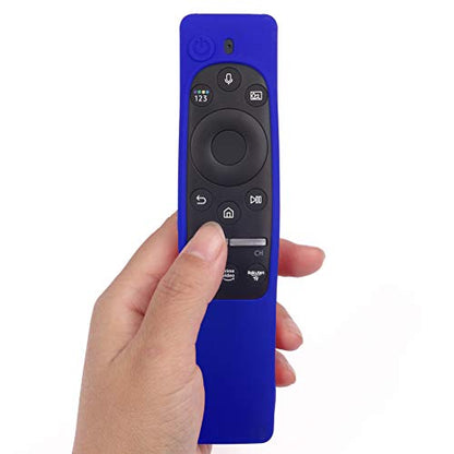 Silicone Protecitve Case Cover for Samsung Smart TV Remote Control BN59 Series, with Magnet Anti-Lost Shockproof Soft Anti Slip Samsung Remote Control Cover (Blue) - color: Blue