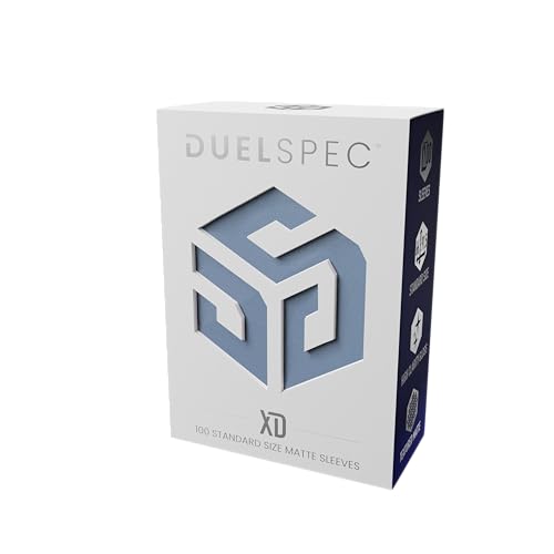 XD – Petrol Gray – Premium TCG Card Sleeves 100 Pack Standard Size 66x91mm Matte Deck Protectors, Clear Front & Opaque Back, Tournament Grade Trading Card Sleeves for Standard Trading Cards - color: Petrol Gray