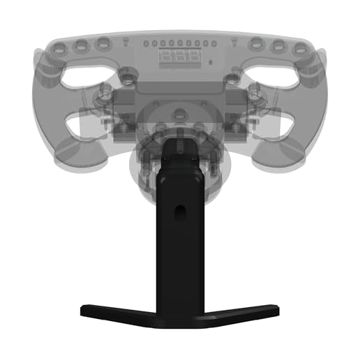 Sim Racing Steering Wheel Display Stand – Premium Desktop Mount for All Major Brands (Fanatec QR2)