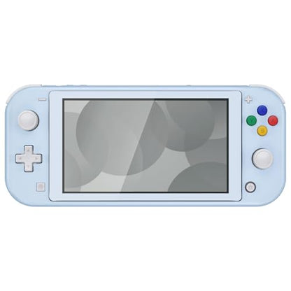 eXtremeRate Sky Blue DIY Replacement Shell for Nintendo Switch Lite, NSL Handheld Controller Housing w/Screen Protector, Custom Case Cover for Nintendo Switch Lite - color: Sky Blue