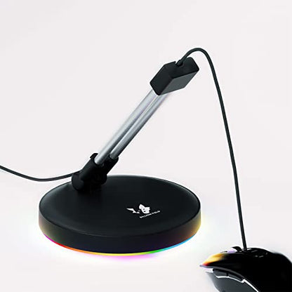 Gaming Mouse Bungee, Mouse Cable Holder, Drag-Free Wired Mouse Support for Esports, Mouse Cord Management Fixer Holder, Mouse Bungie