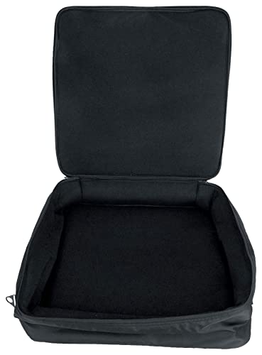 Rockville MB2020 DJ Mixer Controller Gig Bag Case 20.5" x 20.5" x 6" | 11mm Foam Padding, Laptop Pocket, YKK Zippers, Rainproof Nylon, Shoulder Strap, Rubber Feet
