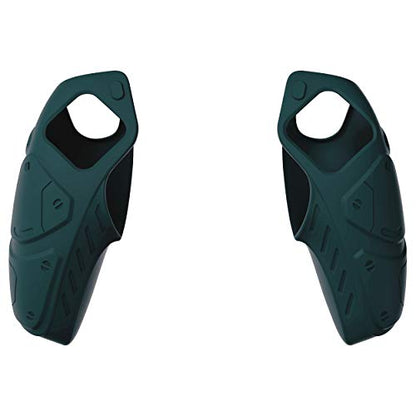 PlayVital Mecha Edition Racing Green Ergonomic Soft Controller Silicone Case Grips for ps5, Rubber Protector Skins with Thumbstick Caps for ps5 Controller - Compatible with Charging Station - color: Racing Green