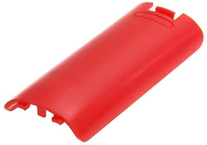 Battery Back Cover Case Door Sell Lid for Wii Remote Controller Replacement (Red) - color: Red