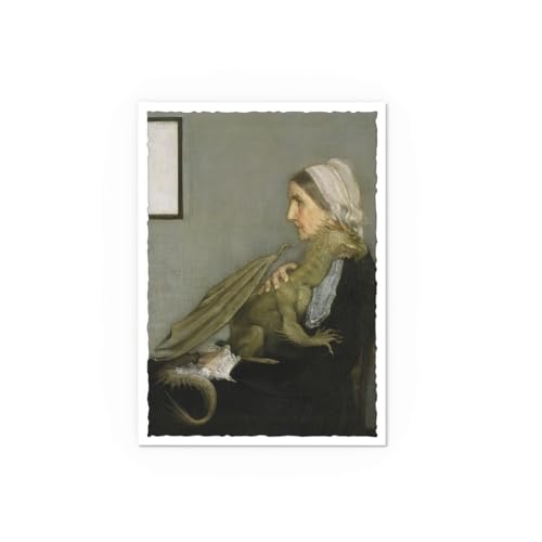Dragon Shield Art Sleeves | Limited Edition - Whistlers Mother | 100 CT - Smooth & Tough Premium TCG Sleeves | Compatible with Pokemon, One Piece & Magic the Gathering - color: Whistlers Mother