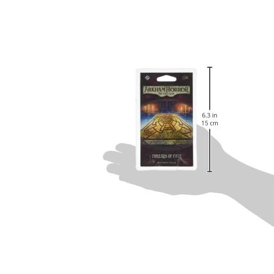 Arkham Horror The Card Game Threads of Fate MYTHOS PACK | Horror Game | Mystery Game | Cooperative Card Game | Ages 14+ | 1-2 Players | Average Playtime 1-2 Hours | Made by Fantasy Flight Games - size: Mythos Pack, style: Threads of Fate