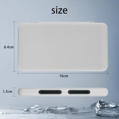 ONETIAOLONG Switch Game Case Holder for Switch 2 & OLED & Lite with 24 Cartridge Slots and 48 Micro SD Card Storage with Magnetic Closure,Protective Hard Shell and Soft Lining for Easy carrying - color: White, style: 24-slots