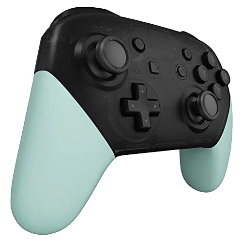eXtremeRate Light Cyan Replacement Handle Grips for Nintendo Switch Pro Controller, DIY Custom Hand Grip Shell for Nintendo Switch Pro Controller - Controller NOT Included - color: Light Cyan