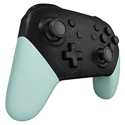 eXtremeRate Light Cyan Replacement Handle Grips for Nintendo Switch Pro Controller, DIY Custom Hand Grip Shell for Nintendo Switch Pro Controller - Controller NOT Included - color: Light Cyan