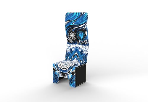 Vault- TCG/MTG 100+ Card Color Combo Deck Box (White/Blue) - color: White/Blue