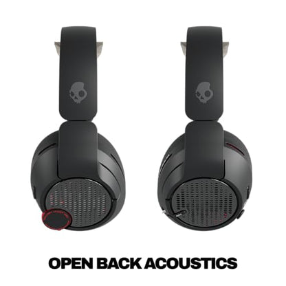 Skullcandy Crusher PLYR 720 Wireless Gaming Headset - Digi-Black | THX Spatial Audio, Multi-Sensory Crusher Bass, Removable Microphone, PC, PlayStation, Nintendo, Multi-Platform, Open-Back - color: Digi-Black