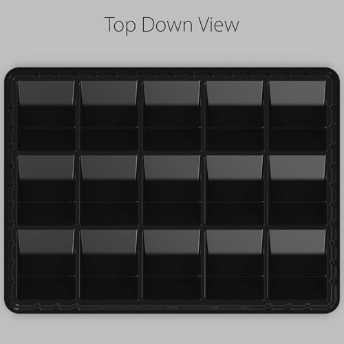 TitanShield Stackable Heavy Duty Card Sorting Tray | Compatible with Pokemon, Baseball, Magic The Gathering MTG, TCG Trading Cards | (Two Trays)