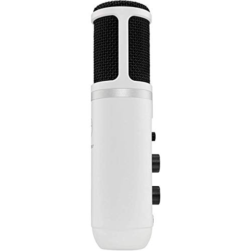 Mackie EM-Series, Limited Edition White USB Condenser Microphone (EM-USB-LTD) - size: USB, style: Compact - White