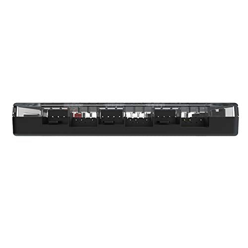 ARGB and PWM Fan HUB,6 Ports for Addressable RGB Lighting,1 to 6 Multi Way Magnetic backplane Splitter 5V/3PIN Case Fan Hub Adapter - style: 1to6 ARGB&PWM Fan Hub