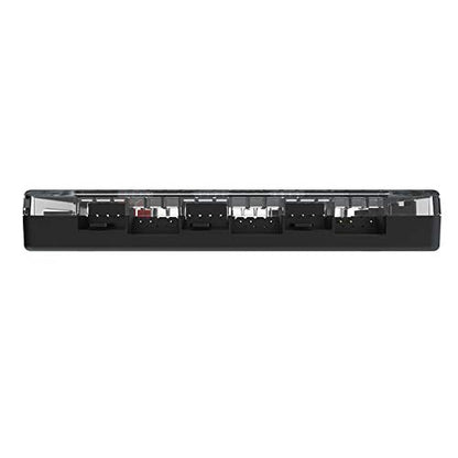 ARGB and PWM Fan HUB,6 Ports for Addressable RGB Lighting,1 to 6 Multi Way Magnetic backplane Splitter 5V/3PIN Case Fan Hub Adapter - style: 1to6 ARGB&PWM Fan Hub