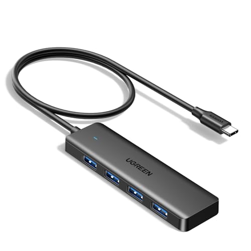 UGREEN USB C Hub, 4 Ports USB A Splitter Ultra-Slim USB Expander for Mouse, Keyboard, Flash Drive, U Disk, Printer Compatible with Laptop, Desktop PC, Xbox, PS5, and More 2FT - size: 2FT, style: USB-C