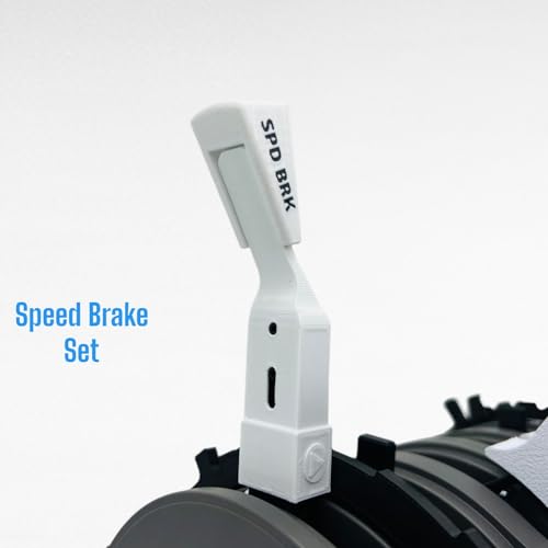 Boeing 737 White Thrust/Throttle Levers For Thrustmaster TCA Boeing Edition Throttle Quadrant
