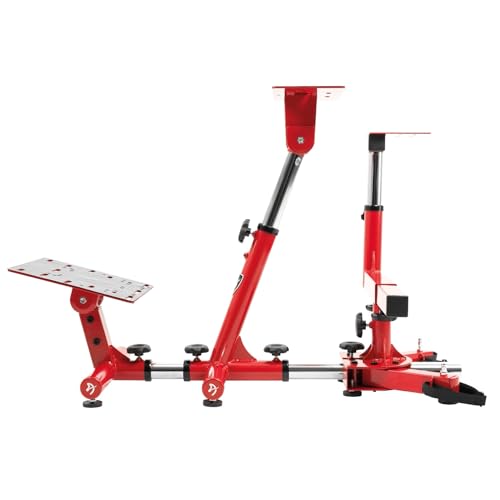 Arozzi Velocita Universal Racing Simulator Cockpit Compatible with Most Racing Sim Gear and Gaming Chairs Collapsible Telescopic and Portable - Red | Universal, Compatible with Racing Sim Gear & Gaming Chairs, Collapsible, Telescopic, Portable - color: RE