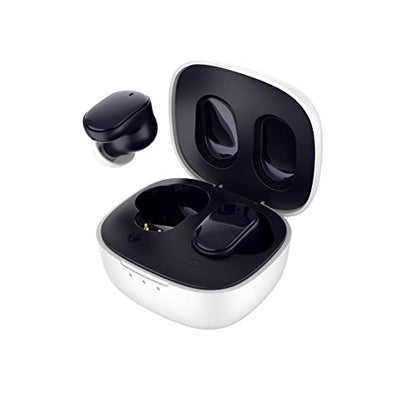 HTC True Wireless Earbuds 7 Bluetooth 5.3, in-Ear Headphones Noise Cancelling 10mm Driver with Deep Bass for Gaming, Working -40ms Ultra Low Latency/22H Playtime/Game Modes/Built-in Mic-Black - color: Black