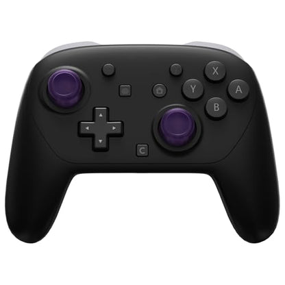 eXtremeRate Replacement 3D Joystick for Nintendo Switch 2 Pro Controller, Left Right Analog Stick Thumbsticks with Screwdriver Tools for Switch 2 Pro, Multi-Colors Options - Clear Altomic Purple - color: Clear Altomic Purple