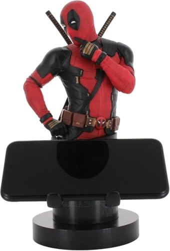 Exquisite Gaming Deadpool 3 Collectible Controller Holder and Phone Stand, Cable Guys Marvel Statue, Officially Licensed Figure