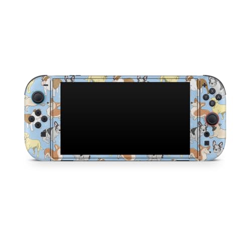 Glossy Glitter Gaming Skin Compatible with Nintendo Switch 2 Console Only - Puppy Party - Premium 3M Vinyl Protective Wrap Decal Cover - Easy to Apply | Crafted in The USA by MightySkins - color: Puppy Party, size: Switch 2 Console Skin Only, style: Gloss