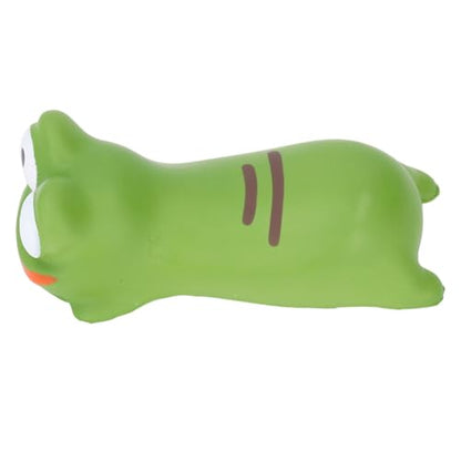 Ergonomic Animal Wrist Rest Pad - Memory Foam Mouse Pad Support for Office Computer Desk with Anti-Skid Base, 5.1x2.7x1.18 inches/13x7x3 cm, Brown Pink Green - size: Frog