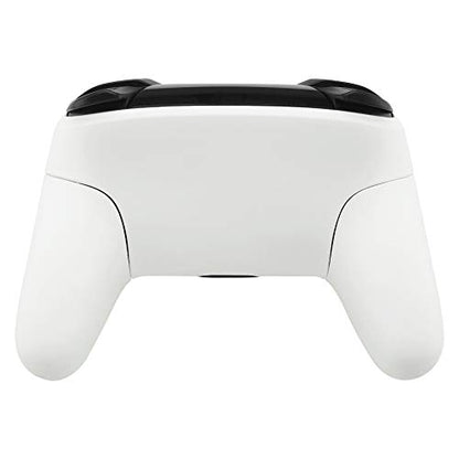 eXtremeRate White Faceplate Backplate Handles for Nintendo Switch Pro Controller, DIY Replacement Hand Grip Housing Shell Cover for Nintendo Switch Pro - Controller NOT Included - color: White