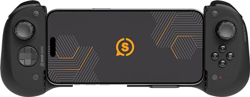 SCUF NOMAD Wireless iPhone Mobile Gaming Controller – Customizable Paddles – Anti-Drift Thumbsticks – Bluetooth 5.0 Connectivity – PS Remote, Xbox Game Pass, Apple Arcade, Steam Link – Black - color: Black
