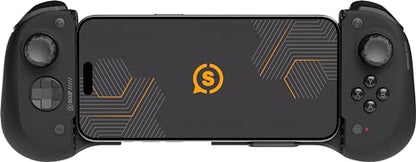 SCUF NOMAD Wireless iPhone Mobile Gaming Controller – Customizable Paddles – Anti-Drift Thumbsticks – Bluetooth 5.0 Connectivity – PS Remote, Xbox Game Pass, Apple Arcade, Steam Link – Black - color: Black