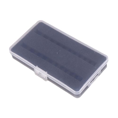 Milageto 1/64 Scale Doll Storage Box with Sponge, Miniature Action Figure Display Case for Collectibles and Comic Con
