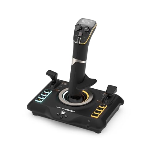 Turtle Beach VelocityOne Flightstick Universal Sim Controller, Xbox, PC | Xbox Series X|S, Xbox One, Joystick for Air & Space Combat Simulation, 27 Programmable Buttons, Hall-Effect Axes, Black - style: Universal Simulation Controller
