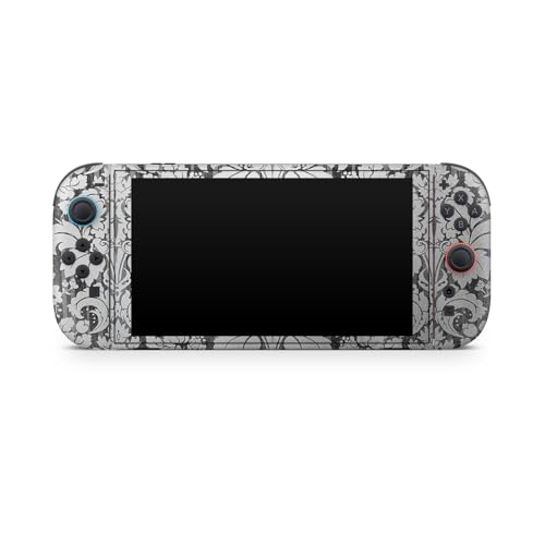 Glossy Glitter Gaming Skin Compatible with Nintendo Switch 2 Console Only - Floral Retro - Premium 3M Vinyl Protective Wrap Decal Cover - Easy to Apply | Crafted in The USA by MightySkins - color: Floral Retro, size: Switch 2 Console Skin Only, style: Glo