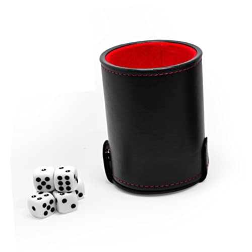FAVOMOTO 3pcs Double Silent Dice Cup for Dice Storage for Ktv Bar Games and Parties