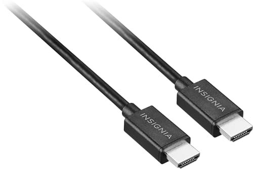 INSIGNIA 4K Ultra HD HDMI Cable – High-Speed 18Gbps, HDR, ARC, Ethernet – Compatible with TV, Monitor, PS5, Xbox, Blu-ray, Laptop (HDMI Cable, 4 ft) - size: 4 ft, style: HDMI Cable