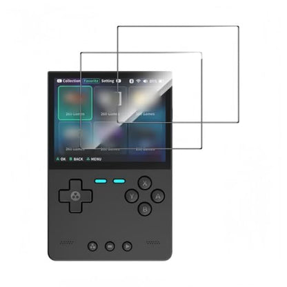 Screen Protector for TRIMUI BRICK PRO, 9H Hardness Tempered Glass Film with HD Clarity, Anti-Scratch Guard for Handheld Game Console 2-Pack Accessories