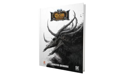 Ghostfire Gaming Grim Hollow: The Monster Grimoire | RPG creature sourcebook for fantasy tabletop roleplaying games, ages 14+