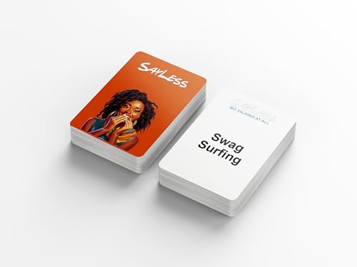 Kinfolk SayLess The Ultimate Family Game Night Party Starter - Taboo-Style Word Guessing Hood Charades Game for Unstoppable Laughs & Bonding, Specifically Crafted for The Culture
