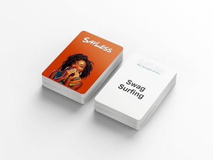 Kinfolk SayLess The Ultimate Family Game Night Party Starter - Taboo-Style Word Guessing Hood Charades Game for Unstoppable Laughs & Bonding, Specifically Crafted for The Culture