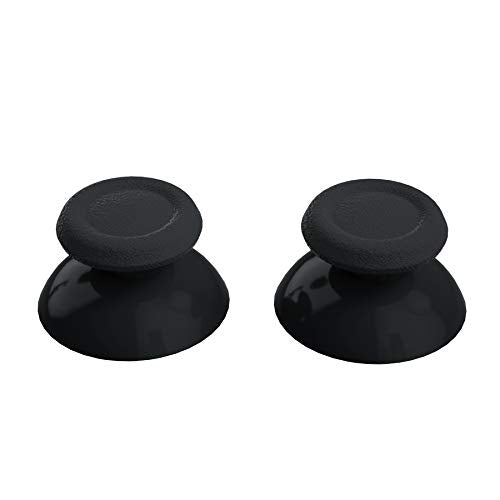 eXtremeRate Black Replacement 3D Joystick Thumb Sticks for PS5 Controller, Analog Thumbstick with Screwdriver for PS4 Slim Pro Controller - color: Black